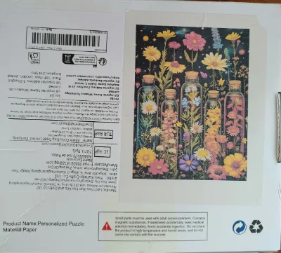 Sans nBouteilles en Verre Florales avec Marguerites, Cosmos et Fleurs Sauvagesom — photo 2