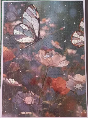 Papillon et fleurs — photo 1