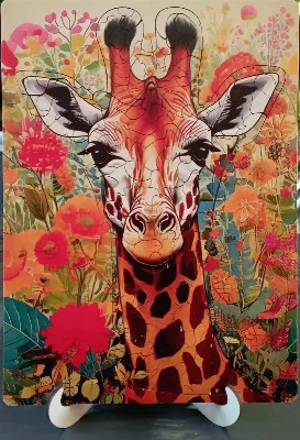 Girafe en bois — photo 1