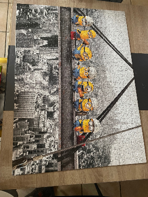 Boîte de 3 puzzles minions — photo 1
