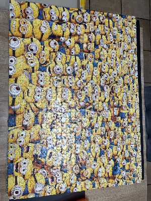 Boîte de 3 puzzles minions — photo 3