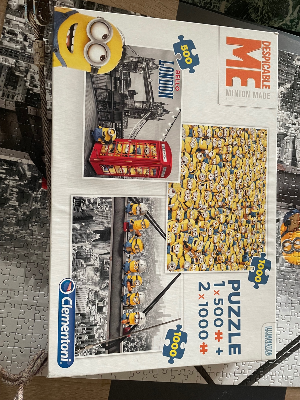 Boîte de 3 puzzles minions — Photo 4