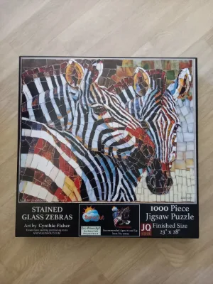 STAINED GLASS ZEBRA — photo 2
