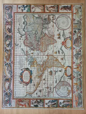 Map of the World from 1650 · photo 1