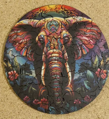 Éléphant  tribal