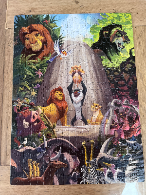 Boite de 3 puzzles - Le Roi Lion - Mickey and Minnie - Stitch · photo 1
