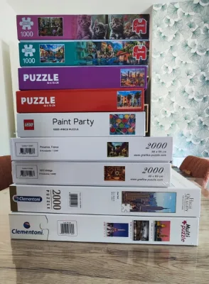 Lot 9 puzzles-Complets