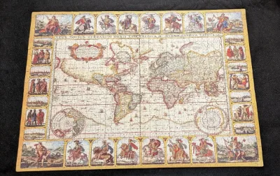 World map 1652 — photo 1