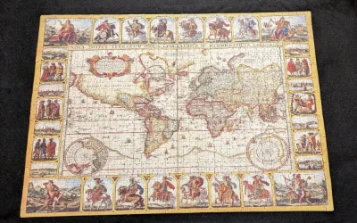 World map 1652 — photo 2