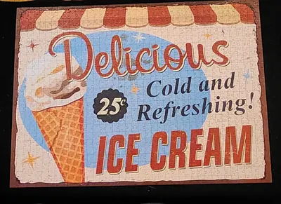 Puzzle Vintage Delicious Ice cream — photo 1
