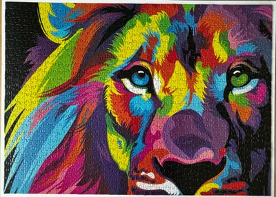 Lion colorful — photo 1