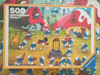 Dans le village Schtroumpfs