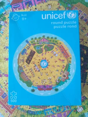 Round Puzzle UNICEF
