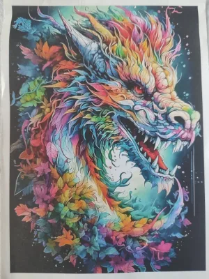 🐉 Puzzle Dragon Fantasy – 1000 pièces – Magnifique illustration 🌈