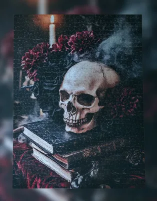 Skull Roses Candlelight — photo 3