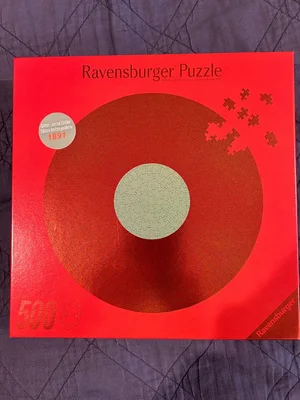 Orange Glitter Puzzle