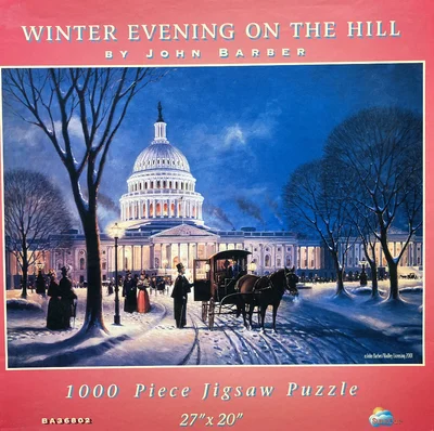 Winter Evening on the Hill