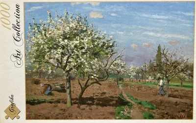 Orchard in Bloom, Louveciennes, 1872 (Verger en Fleur, Louveciennes, 1872)