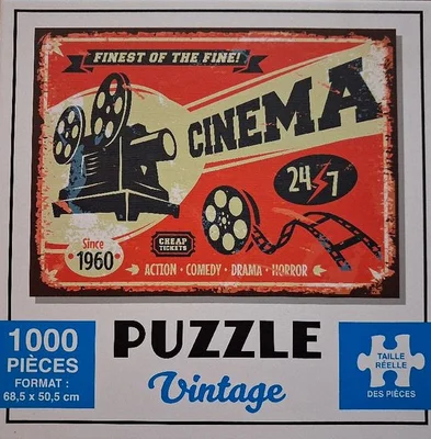 Puzzle Vintage Cinema