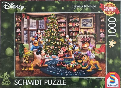 Mickey and Minnie Trimming the Tree
