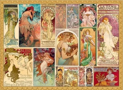 Mucha Alfonse - Collage