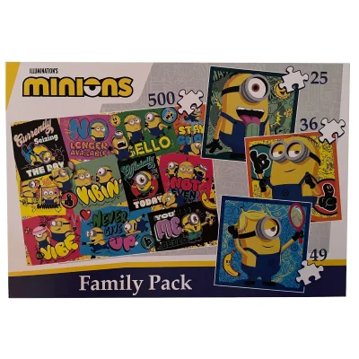 Illumination’s Minions - Lot de 4 Puzzles