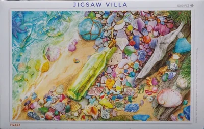 Wishing Bottle On The Beach