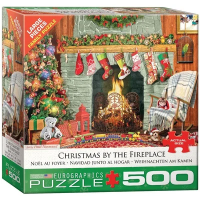 Christmas by the Fireplace
