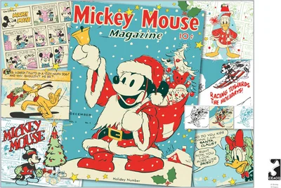 Santa Mickey Retro Reimagined - Silver Select