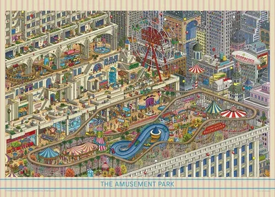ビルの上の遊園地