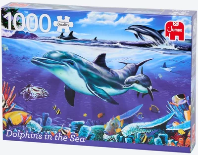 Dolphins in the Sea