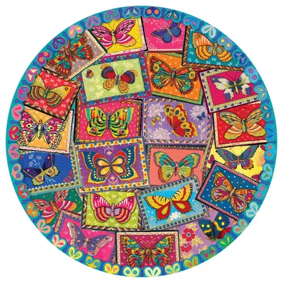 Piece and Love Vintage-Like Butterflies