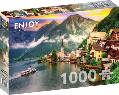 Hallstatt Town at Sunset, Austria