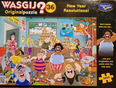 Wasgij Original #36 New Year Resolutions!