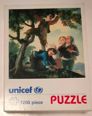 Boys picking fruit