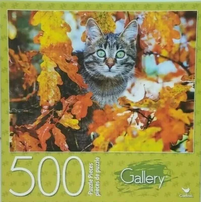 Cat in Autumn Tree