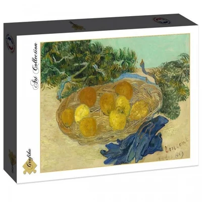 Still Life of Oranges and Lemons with Blue Gloves, 1889