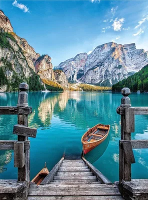Braies lake