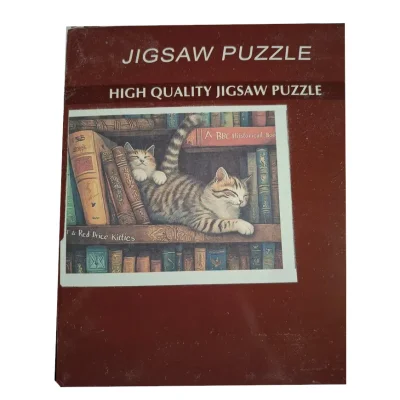 Bibliothèque chat