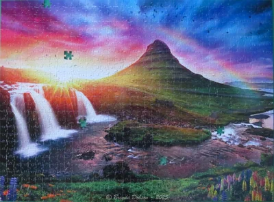 Iceland Sunset - Kirkjufell Mountain
