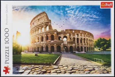 Sun-drenched Colosseum