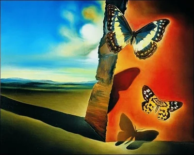 Paysage aux Papillons