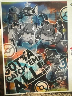 Squirtle Evolution Graffiti