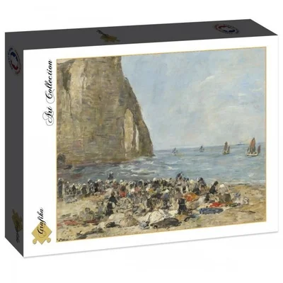 Washerwomen on the Beach of Etretat, 1894