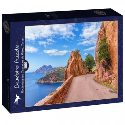 Route dans les Calanques de Piana, Corse