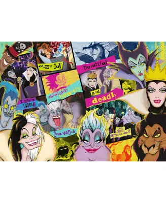 Disney's Villains - Multi-color - Wood Craft - Wooden Puzzle