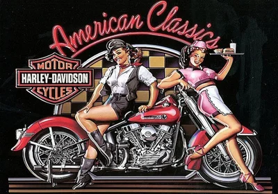 Harley Davidson Old School Ad