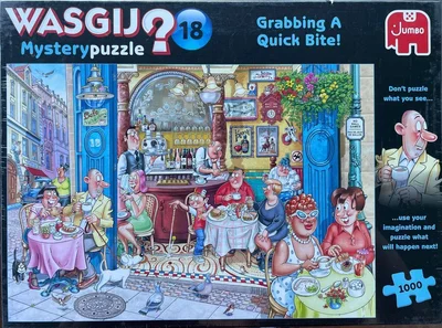 Wasgij Mystery #18 Grabbing a Quick Bite!