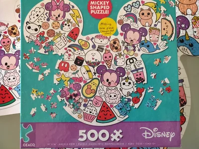 Mickey Shaped Puzzle
