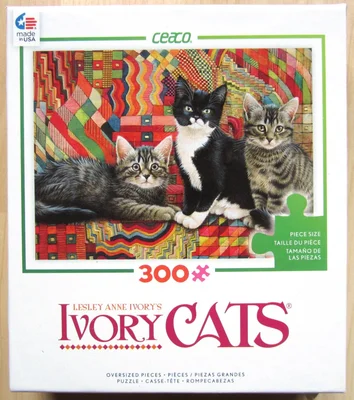 Christie, Posky & Zelly on a Deco Rug